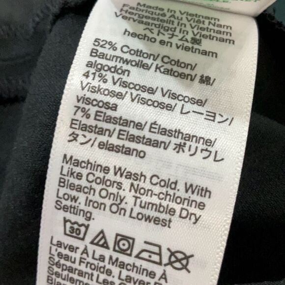 J. Crew Black Kate Straight Leg Pants Size 12 Petite NWT - Picture 8 of 10